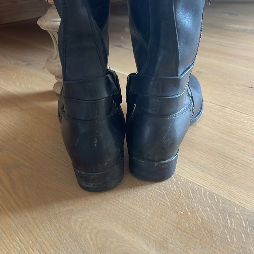 Women’s tall black Frye boots. Size 7.5 - Picture 5 of 7